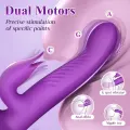 Wiggle Suction Rabbit G Spot Vibrator Dildo thumbnail 4