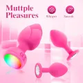 3 Piece Vibrating Anal Butt Plug Set for Women thumbnail 3