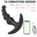 App Controlled Vibrating Anal Beads Butt Plug thumbnail 3