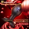 3 Piece Wearable Vibrating Anal Butt Plug Set thumbnail 2