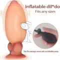 Inflatable Adjustable Anal Dildo Vibrator Toy thumbnail 2