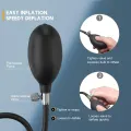 Inflatable Rippled Silicone Butt Plug Pump Toy thumbnail 2