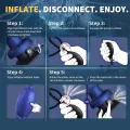 Inflatable Vibrating Knot Dildo for Women thumbnail 2