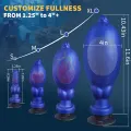 Inflatable Vibrating Knot Dildo for Women thumbnail 3