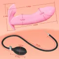 Inflatable Prostate Silicone Anal Vibrating Butt Plug thumbnail 3