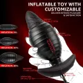 Inflatable Vibrating Prostate Butt Plug Toy thumbnail 2