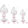 Crystal Glass Anal Butt Plug Sex Toy thumbnail 2