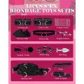 13 Piece Adult BDSM Bondage Straps Kit Set thumbnail 2
