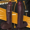Realistic Large Silicone Suction Cup Dildo Sex Toy thumbnail 2