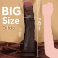 11 Inch Realistic Large Silicone Dildo Sex Toy thumbnail 2