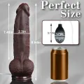 9 Inch Squirting Realistic Silicone Dildo Toy thumbnail 2