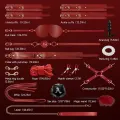 14 Piece Adjustable BDSM Bondage Kit thumbnail 2