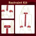Adjustable BDSM Neck Wrist Restraint Set Sex Toy thumbnail 4