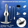 Small Metal Vibrating Butt Plug Adult Toy thumbnail 2