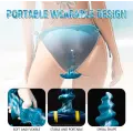 Blue Screw Shaped Silicone Anal Butt Plug thumbnail 2