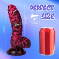 7 Inch Monster Silicone Dildo with Suction Cup thumbnail 2