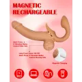 Strapless Double Vibrating Silicone Dildo thumbnail 2