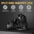 Lightweight Chastity Cage with 3 Sizes Rings thumbnail 3