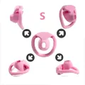 Inverted Resin Chastity Cage Set for Men thumbnail 3