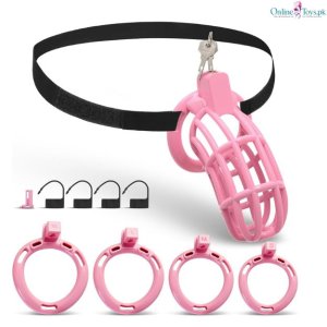 Adjustable Male Chastity Belt Cock Cage