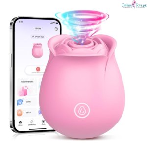 APP Control Rose Vibrator for Women