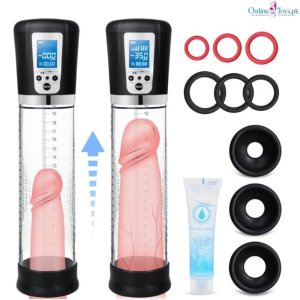 Automatic Penis Pump with 6 Cock Rings thumbnail 1
