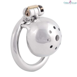 Metal Male Chastity Device with Small Cage