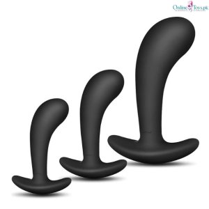 3 Silicone Anal Plugs Training Set for Women