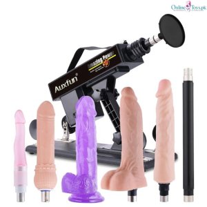 Suction Cup Sex Machine with Realistic Dildo