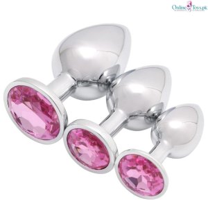 3 Pcs Luxury Anal Butt Plug Design Toy