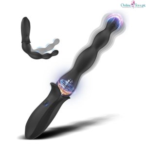 Flexible Vibrating Anal Beads for Couples