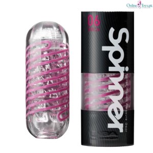 Premium TPE Male Masturbator with Spiral Sleeve