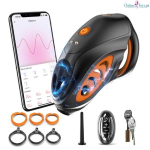 App Controlled Male Chastity Cage with Remote Control