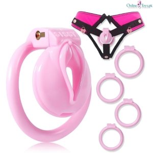Lock Chastity Panties with Pink Cage in Pakistan