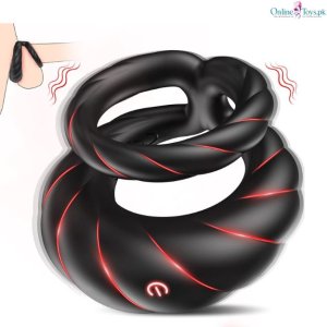 10 Mode Vibrating Cock Ring Design for Men