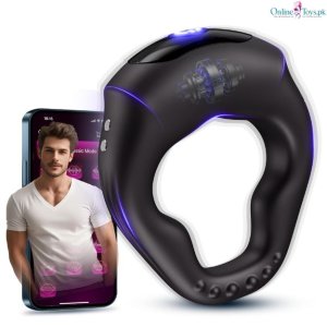 10 Mode Silicone Vibrating Cock Ring for Couples