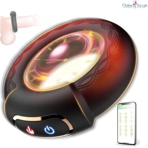 Heated 9 Mode Vibrating Cock Ring for Men