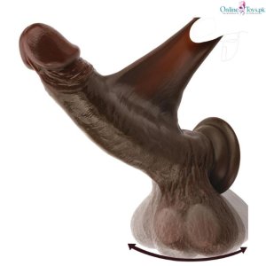 9 Inch Black Suction Cup Dildo for Couples