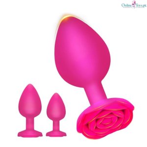 3 Piece Anal Plug Training Set for Beginner