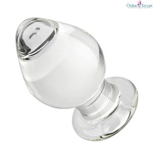Large Crystal Glass Anal Plug Sex Toy