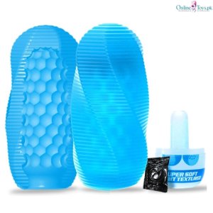 Spinning Textured Male Masturbator Sex Toy