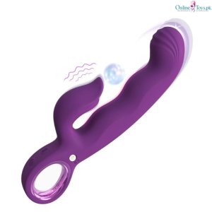 3 in 1 Thrusting Rabbit Vibrator Dildo Sex Toy