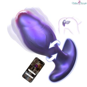 360° Rotating Vibrating Butt Plug Toy for Women