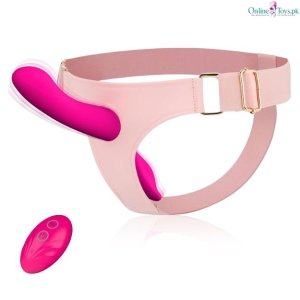 Strap On Vibrating Dildo Adjustable Harness