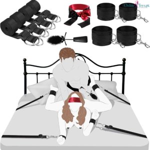 4 Piece BDSM Bed Restraint Kit Set for Women