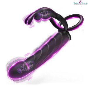 Adult Double Vibrating Anal Dildo for Couples