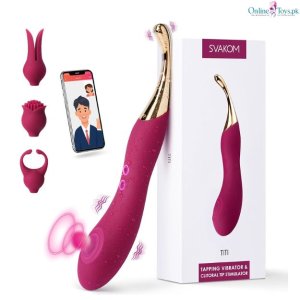 App Remote Squirting Vibrator Dildo for Women