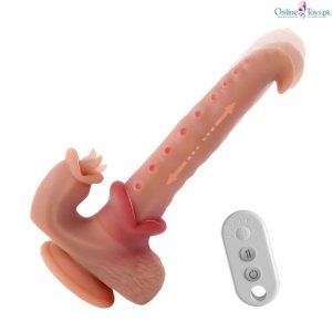 Thrusting Realistic Heating Tentacle Dildo Sex Toy