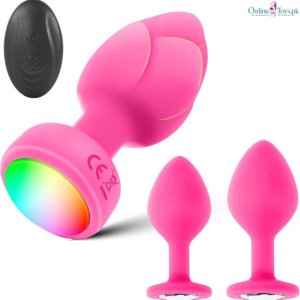 3 Piece Vibrating Anal Butt Plug Set for Women