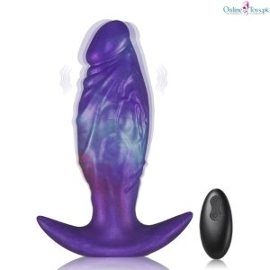 5 Inch Vibrating Butt Plug with Remote Control